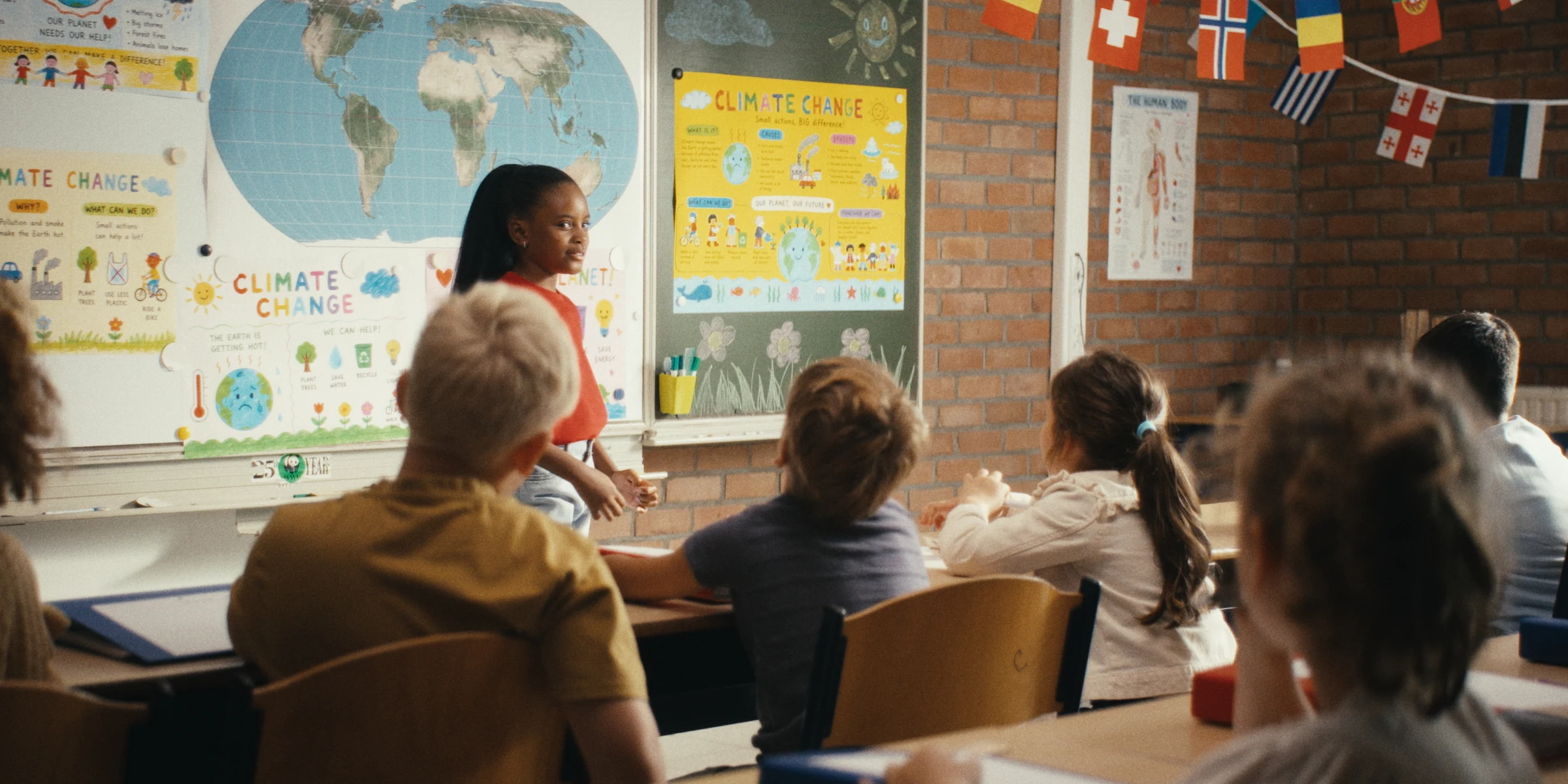 A classroom discussion
