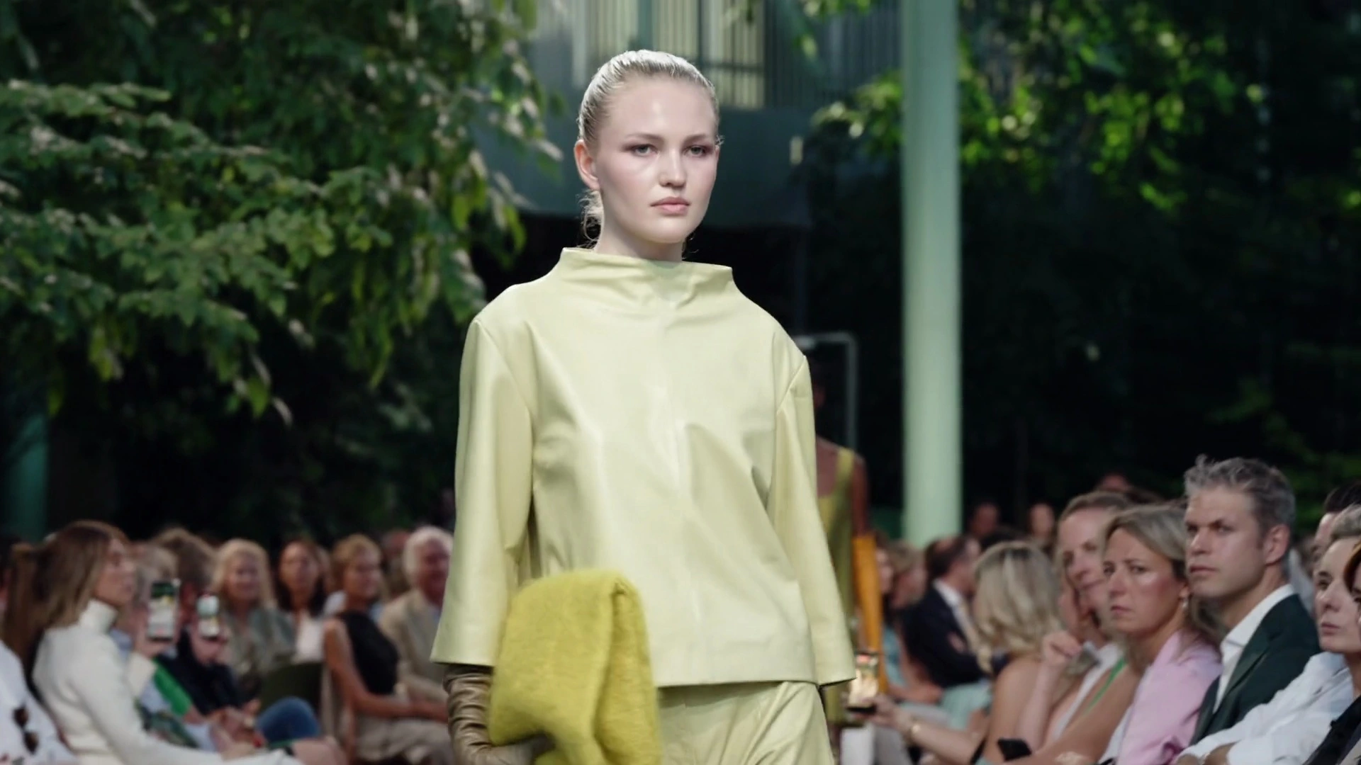 NATAN FW26 — yellow look and matching bag