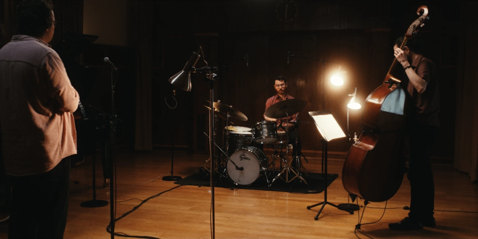 The ensemble performing at Flagey