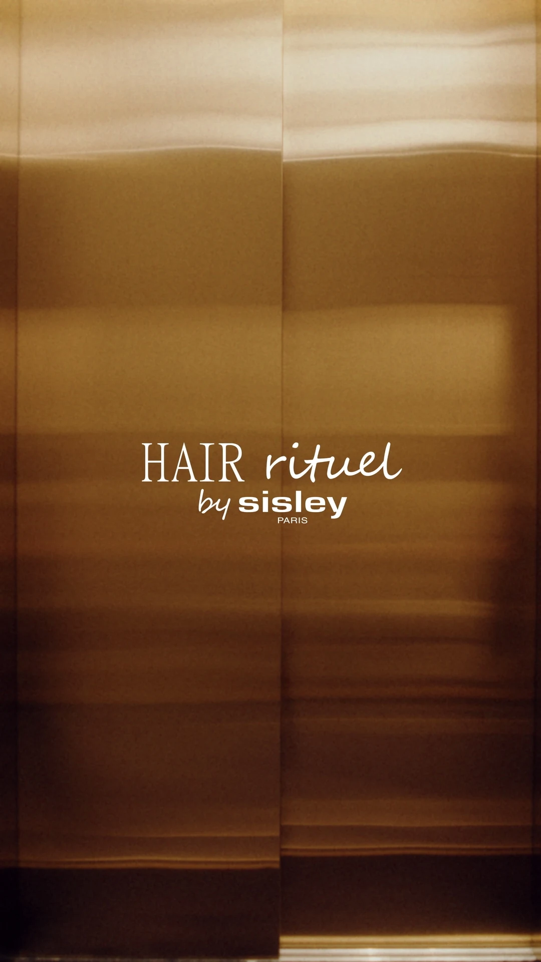 Hair Rituel by Sisley title on golden doors